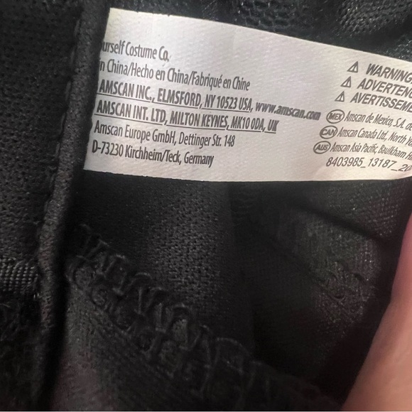 Day of the Dead Child Costume Bones Dress Black Pink Teal Halloween M (8-10) - Picture 6 of 9